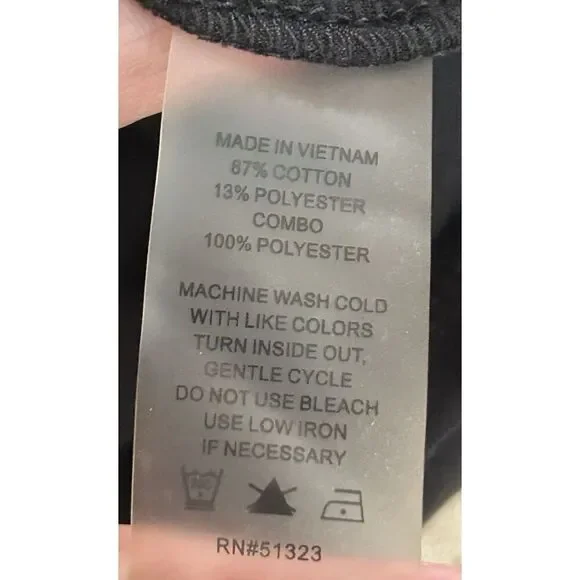 Vince Camuto Womens Size XL Black Flutter Sleeve Shirt Blouse Top - Picture 4 of 4